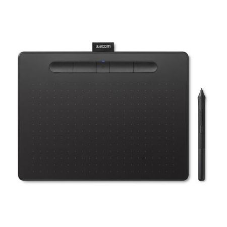 Wacom Intuos Bluetooth Creative Pen Tablet (Medium, Black) - CTL6100WLK0