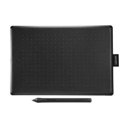 Wacom One by Wacom Creative Pen Tablet (Medium, Student Edition, Black/Red) - CTL672K1A