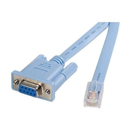 StarTech Ethernet Male to DB-9 Female Cisco Console Management Router Cable (6') - DB9CONCABL6