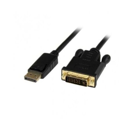 StarTech 3ft DisplayPort to DVI Cable - 1080p - Active DP 1.2 to DVI-D Adapter/Converter Cable - DP2DVIMM3BS