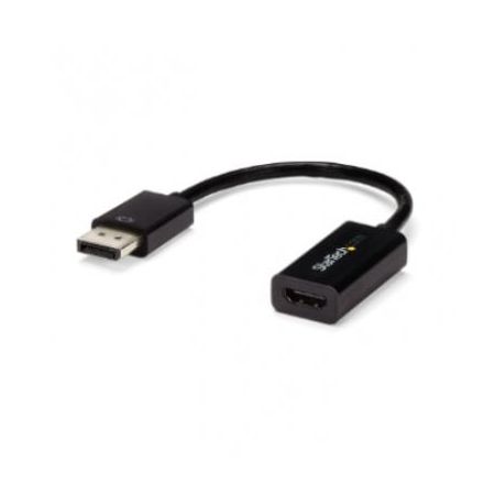 StarTech DisplayPort to HDMI Adapter Dongle - 4K Active DP 1.2 to HDMI Monitor Video Converter - DP2HD4KS