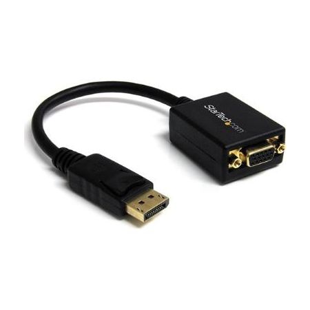 StarTech DisplayPort to VGA Video Adapter Converter (Black) - DP2VGA2