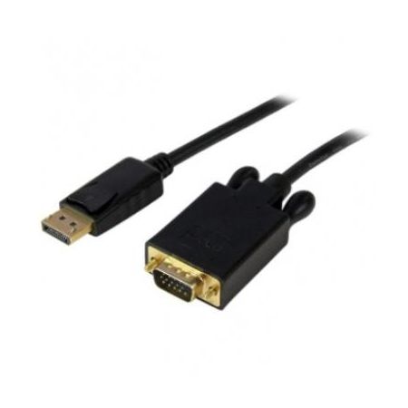 StarTech 3ft DisplayPort to VGA Cable - Active DP to VGA Adapter Cable - 1080p Video Converter - DP2VGAMM3B