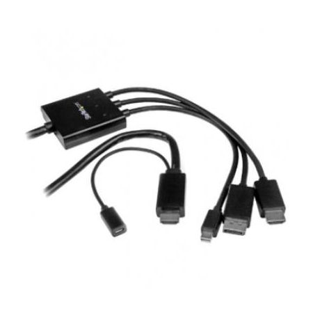 StarTech DisplayPort Mini DisplayPort To HDMI Converter Cable 2m (6ft.) DPMDPHD2HD