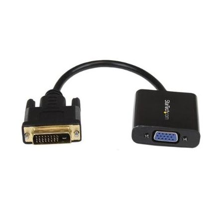 StarTech DVI-D Male to VGA Female Active Adapter Converter Cable (Black, 9.8