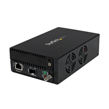 StarTech 10 Gigabit Ethernet Copper-to-Fiber Media Converter - Open SFP+ - Managed - ET10GSFP