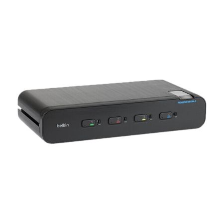 Belkin Belkin Cybersecurity and Secure KVM - Universal 2nd Gen Secure KVM Switch, 4-Port Dual Head w/ CAC - F1DN204KVM-UN-4