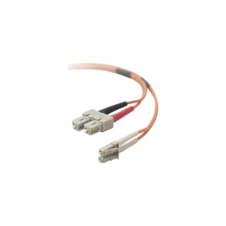 Belkin Fiber Optic Cable; Multimode LC/SC Duplex MMF, 62.5/125 - 3.0 Meters - F2F202L7-03M