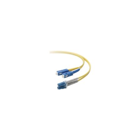 Belkin Singlemode Duplex Fiber Patch Cable SC - LC - 3.0 Meters - F2F802L7-03M