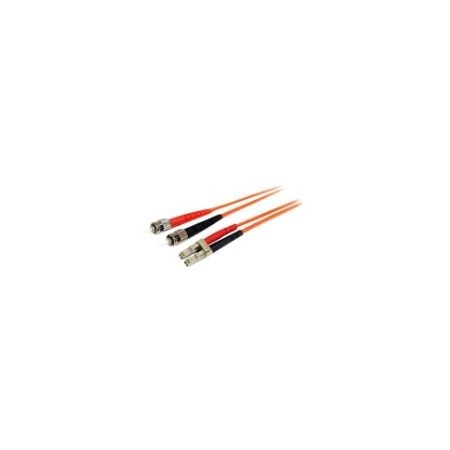 StarTech 2m Fiber Optic Cable - Multimode Duplex 62.5/125 - LSZH - LC/ST - OM1 - LC to ST Fiber Patch Cable - FIBLCST2