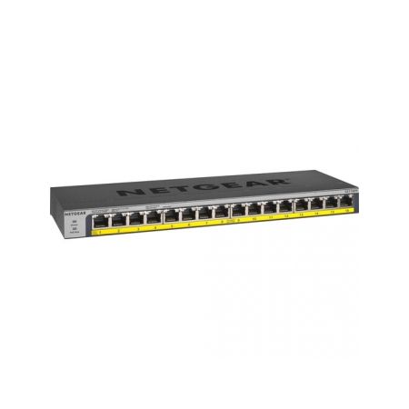 Netgear GS116PP 16-Port Gigabit PoE+ Compliant Unmanaged Switch