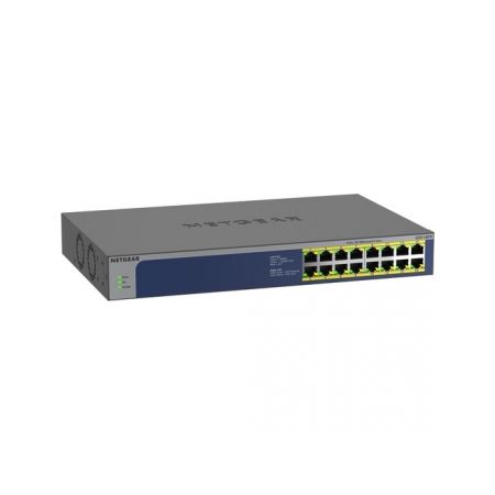 Netgear GS516PP 16-Port Gigabit PoE+ Compliant Unmanaged Switch