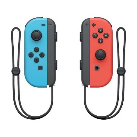 Nintendo HACAJAEAA Joy-Con Controllers (Neon Red/Blue)