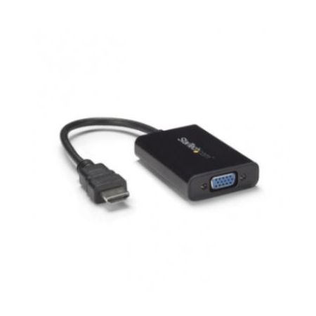 StarTech HDMI to VGA Adapter with Audio - Active Video Converter 1080p - HD2VGAA2