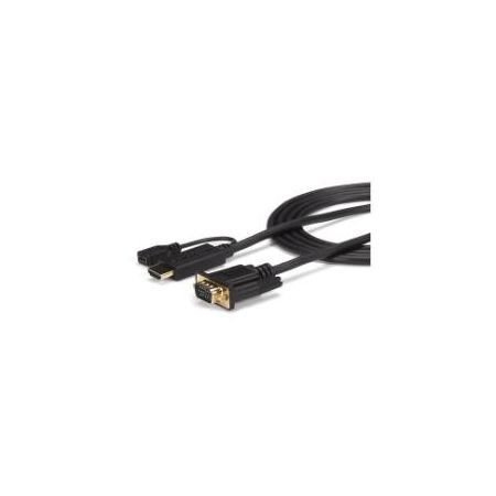 StarTech 6ft HDMI to VGA Adapter Cable - Active Video Converter 1080p - HD2VGAMM6