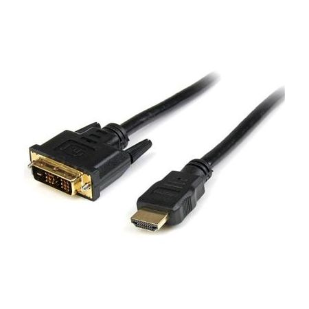 StarTech HDMI Male to DVI-D Male Cable (10', Black) - HDMIDVIMM10