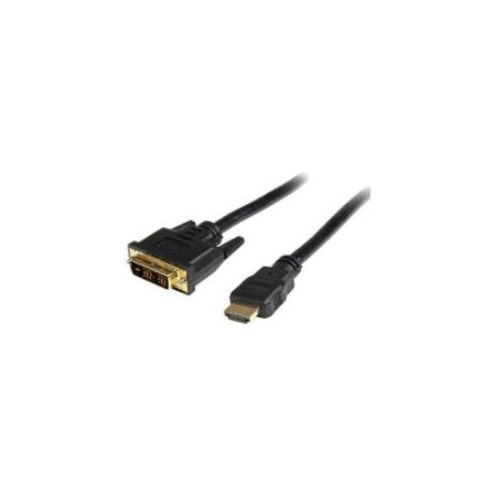 StarTech 15 ft HDMIA to DVI-D Cable - M/M - DVI to HDMI Adapter Cable - HDMIDVIMM15