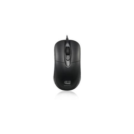 Adesso iMouse W4 Waterproof Antimicrobial Optical Mouse (Black)