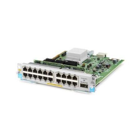 Aruba J9992A 20-Port 10/100/1000BASE-T PoE+ MACsec & 1-Port 40G QSFP+ v3 zl2 Module