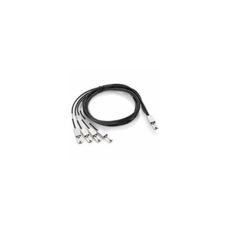 HPE 2m Mini-SAS High Density to 1/4 Mini-SAS Fiber Optic Cable - K2R09A