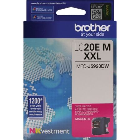 Brother LC20EM INKvestment Super High Yield Magenta Ink Cartridge