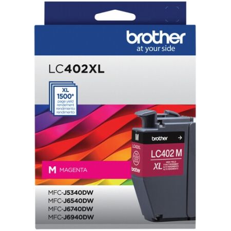 Brother LC402XLMS Genuine INK vestment Tank High-Yield Magenta Ink Cartridge