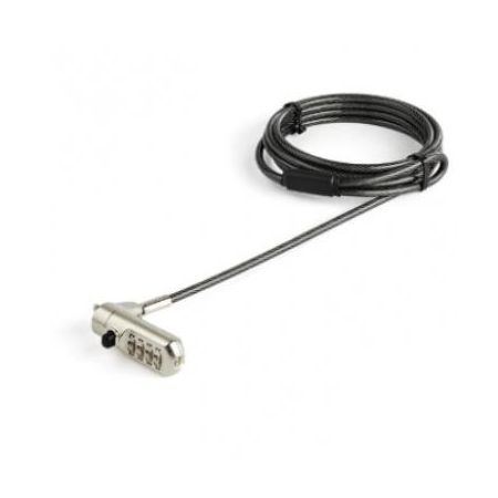 StarTech 6.5ft Laptop Cable Lock - Nano Slot Computer/Device - 4 Digit Combination Security Lock - LTLOCKNANO