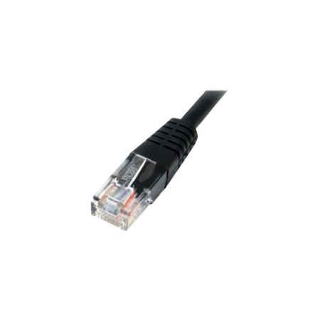 StarTech Cat5e Ethernet Cable 25 ft Black - Cat 5e Molded Patch Cable - M45PATCH25BK