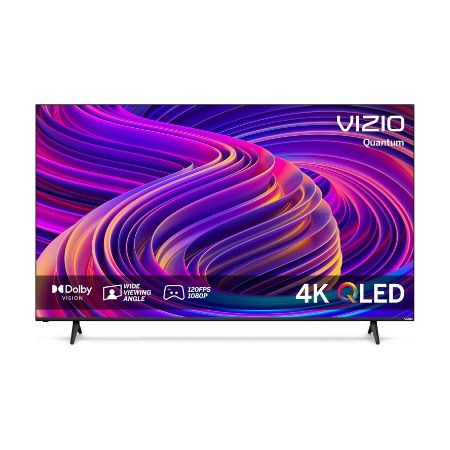 VIZIO 65-Inch 4K QLED Smart TV – M65Q6-L4, Quantum Dot Technology, Dolby Vision, HDR10+, Alexa & Google Assistant Compatible