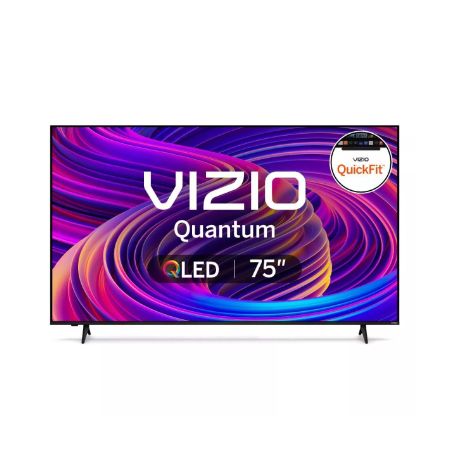 VIZIO 75-Inch 4K QLED Smart TV – M75Q6-L4, Quantum Dot Technology, Dolby Vision, HDR10+, Alexa & Google Assistant Compatible