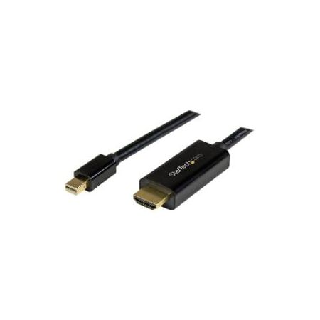 StarTech 3ft 1m Mini DisplayPort to HDMI Cable - 4K 30Hz Mini DP to HDMI Adapter Cable - mDP 1.2 - MDP2HDMM1MB