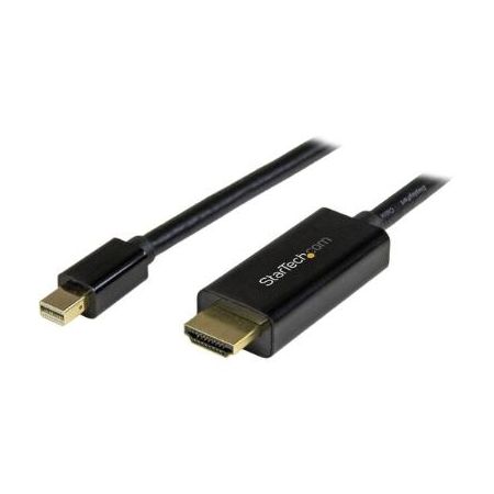 StarTech Mini Displayport to HDMI Cable - 6' (Black) - MDP2HDMM2MB