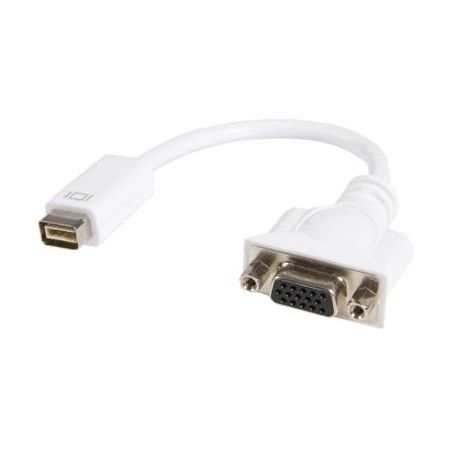 StarTech Mini DVI to VGA Video Cable Adapter for MacBook and iMac (White) - MDVIVGAMF