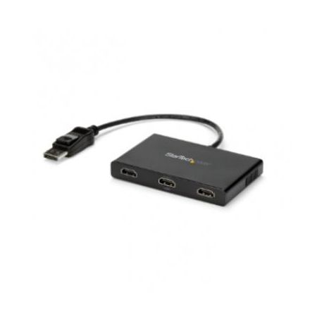 StarTech 3-Port Multi Monitor Adapter - DisplayPort 1.2 to 3x HDMI MST Hub - DP Video Splitter - MSTDP123HD