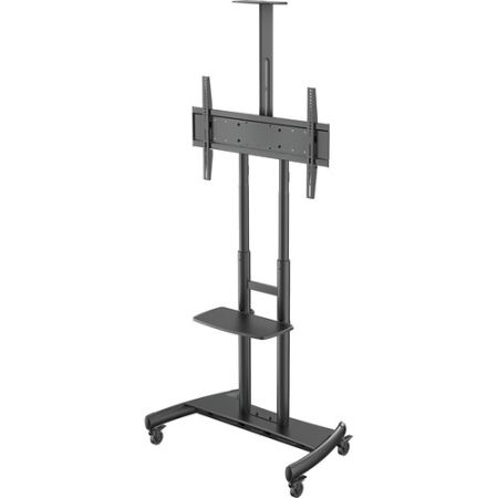 Kanto Living Rolling TV Cart with Height Adjustment for 55 to 86