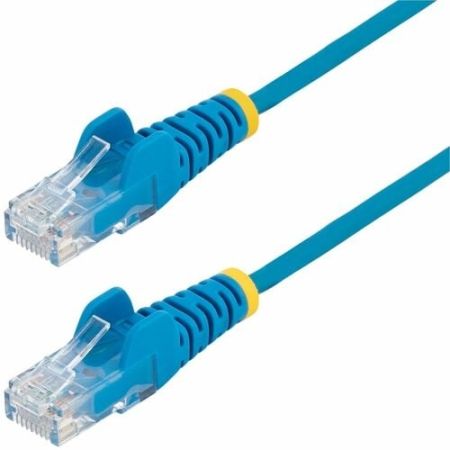 StarTech CAT6 Snagless Slim Ethernet Cable, Blue, 0.5m