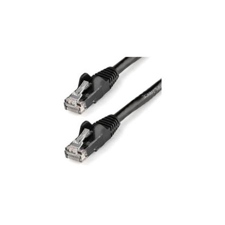 StarTech 100ft CAT6 Ethernet Cable Black Snagless UTP CAT 6 Gigabit Cord/Wire 100W PoE 650MHz - N6PATCH100BK