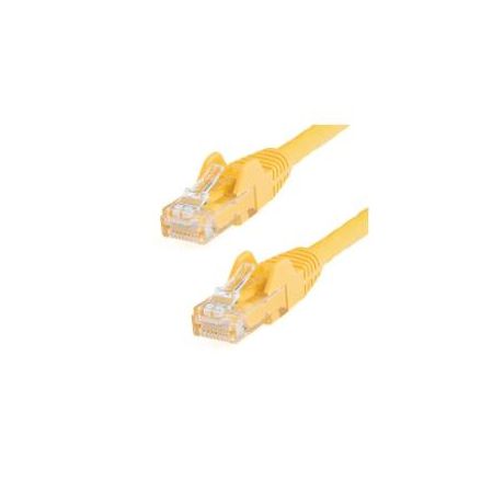 StarTech 100ft CAT6 Ethernet Cable Yellow Snagless UTP CAT 6 Gigabit Cord/Wire 100W PoE 650MHz - N6PATCH100YL