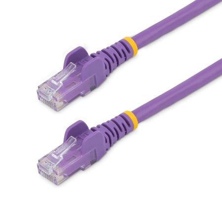 StarTech  125ft CAT6 Ethernet Cable - Purple CAT 6 Gigabit Ethernet Wire -650MHz 100W PoE RJ45 UTP Network/Patch Cord Snagless w/Strain Relief Fluke Tested/Wiring is UL Certified/TIA - N6PATCH125PL