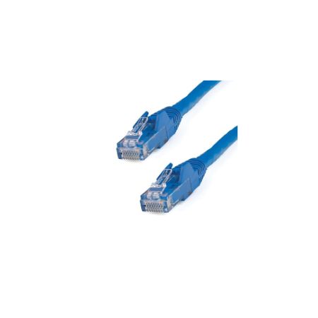 StarTech 12ft CAT6 Ethernet Cable Blue Snagless UTP CAT 6 Gigabit Cord/Wire 100W PoE 650MHz - N6PATCH12BL