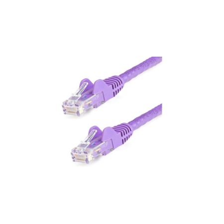 StarTech 12ft CAT6 Ethernet Cable - Purple Snagless Gigabit - 100W PoE UTP 650MHz Category 6 Patch Cord UL Certified - N6PATCH12PL