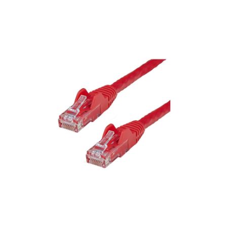 StarTech 14ft CAT6 Ethernet Cable Red Snagless UTP CAT 6 Gigabit Cord/Wire 100W PoE 650MHz - N6PATCH14RD