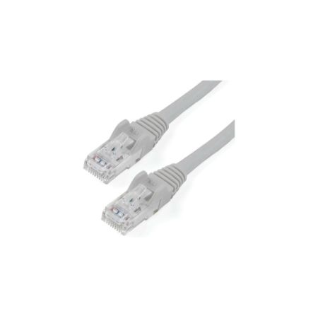 StarTech 1ft CAT6 Ethernet Cable Gray Snagless UTP CAT 6 Gigabit Cord/Wire 100W PoE 650MHz - N6PATCH1GR