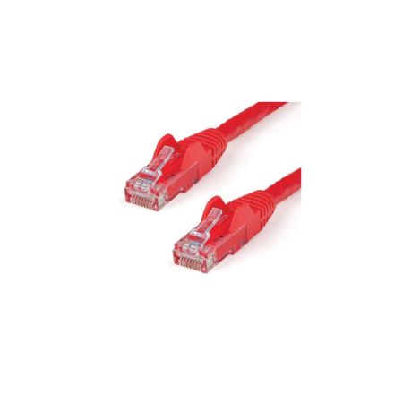 StarTech 6ft CAT6 Ethernet Cable Red Snagless UTP CAT 6 Gigabit Patch Cord/Wire 100W PoE 650MHz - N6PATCH6RD