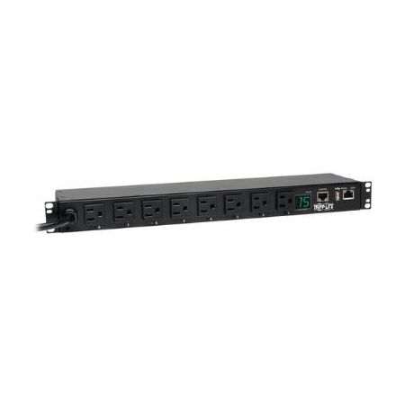 Tripp Lite PDUMH15NET2LX 8-Outlet 1400W Single-Phase Switched PDU (120V, TAA)