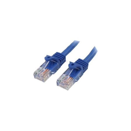 StarTech Cat5e Ethernet Cable 10 ft Blue - Cat 5e Snagless Patch Cable - RJ45PATCH10