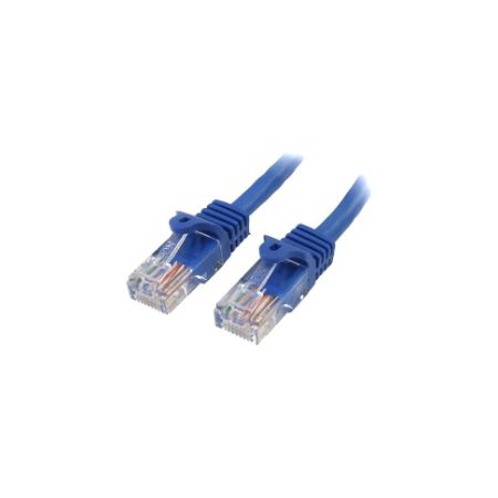 StarTech Cat5e Ethernet Cable 7 ft Blue - Cat 5e Snagless Patch Cable - RJ45PATCH7