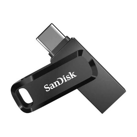 SanDisk 32GB Ultra Dual Drive Go 2-in-1 Flash Drive (Black) - SDDDC3-032G-A46