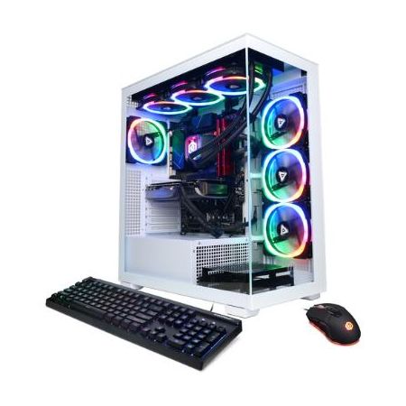 CyberPowerPC Gamer Supreme Liquid Cool SLC10780CPGV5 Desktop Computer (White)