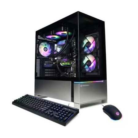 CyberPowerPC Gamer Supreme Liquid Cool SLCAI6800CPG Desktop Computer (Black)